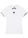 Women's Golfwear Enya Short Sleeve PK Shirt White - J.LINDEBERG - BALAAN 2