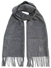 Logo embroidered cashmere scarf M1A150KN163 - PAUL SMITH - BALAAN 9