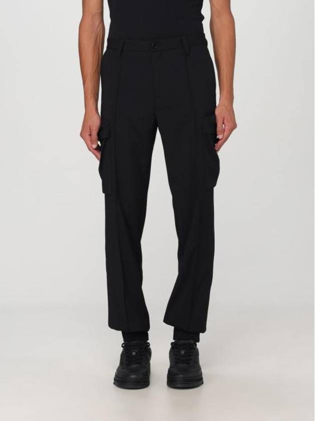 P Drake Tapered Leg Cargo Straight Pants Black - DIESEL - BALAAN 2