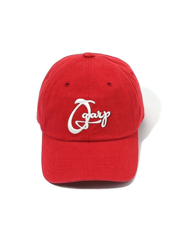 Drawing Simple Logo Ball Cap Red - OGARP - BALAAN 1