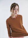 Round long sleeve tshirt middle brown 0098 - VOYONN - BALAAN 7