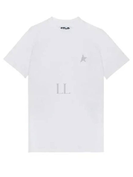 Star Printing Short Sleeve T-Shirt White - GOLDEN GOOSE - BALAAN 2