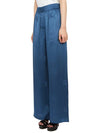 EKD Silk Jacquard Wide Pants Blue - BURBERRY - BALAAN 5