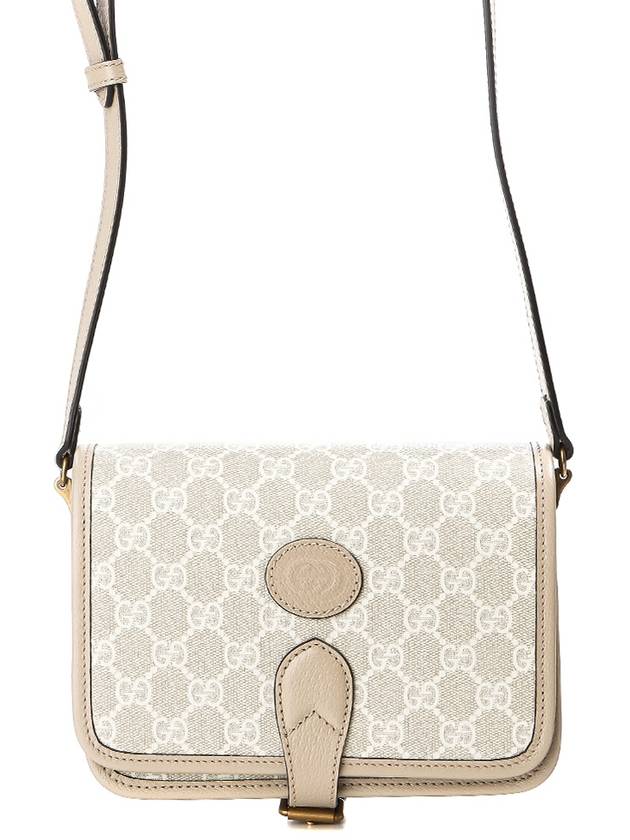 Interlocking GG Canvas Mini Shoulder Bag White Beige - GUCCI - BALAAN 2