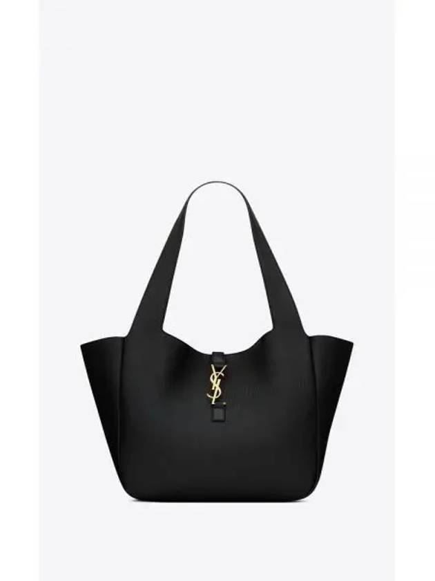 Bea Grained Leather Tote Bag Black - SAINT LAURENT - BALAAN 2