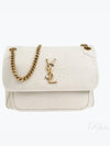 Nikki Medium Chain Shoulder Bag Blanc Vintage - SAINT LAURENT - BALAAN 2