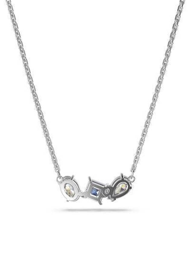 Mesmera Pendant Necklace Blue Silver - SWAROVSKI - BALAAN 3