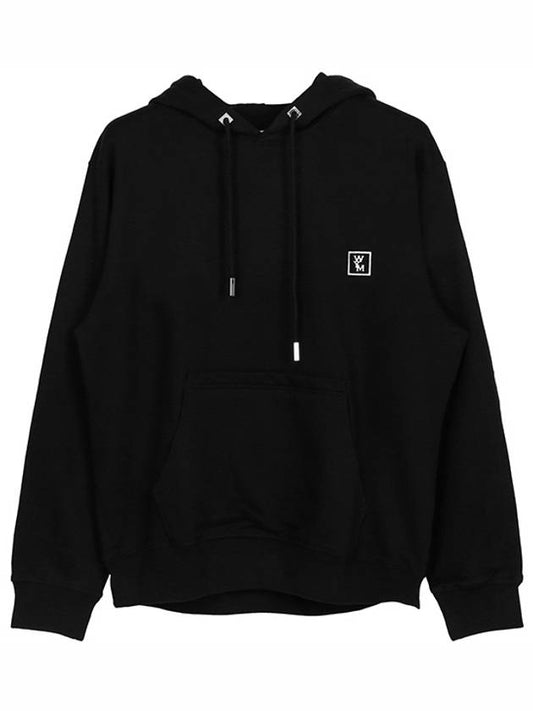 Back Logo Embroidered Cotton Hood Black - WOOYOUNGMI - BALAAN 2