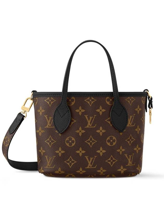 Neverfull Bandouliere Inside Out BB Monogram Tote Bag Black - LOUIS VUITTON - BALAAN 4