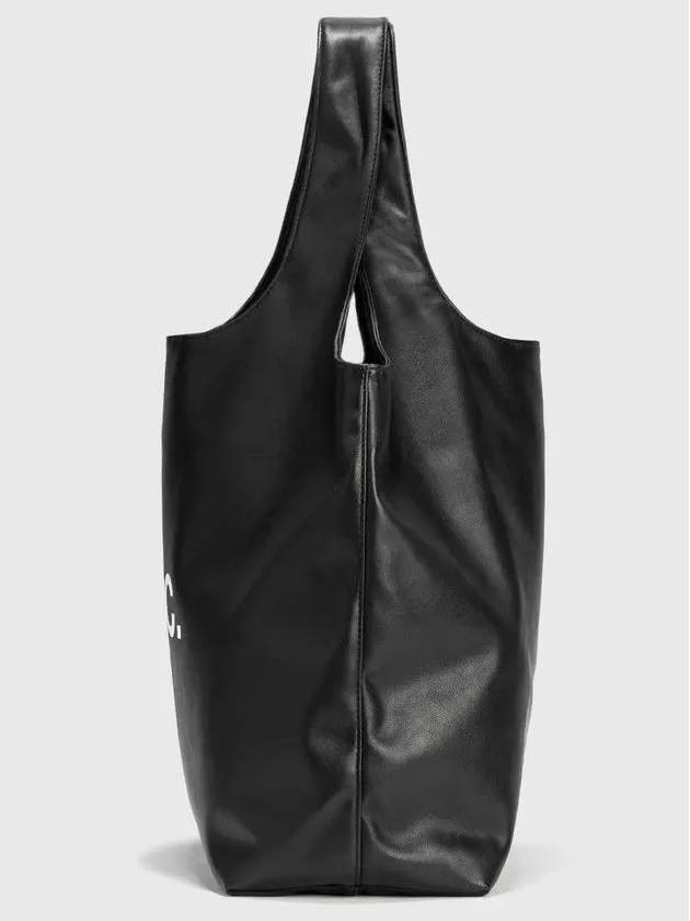 Ninon Small Recycled Leather Tote Bag Black - A.P.C. - BALAAN 3