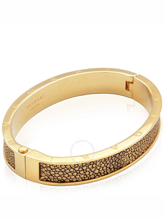 Bvlgari Gold-Plated Brass Bangle Bracelet, Size M - BVLGARI - BALAAN 2