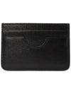 Heart Logo Leather Card Wallet Black - AMI - BALAAN 3