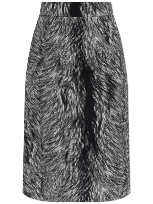 Dolce & Gabbana Silk Skirt, Women's, Grey - DOLCE&GABBANA - BALAAN 1