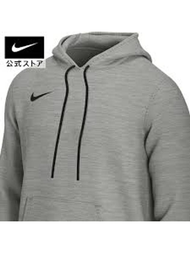 Park Swoosh Fleece Hoodie Grey - NIKE - BALAAN 5