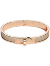 Mini Clic Kelly Bracelet Marronglace Rose Gold - HERMES - BALAAN 2