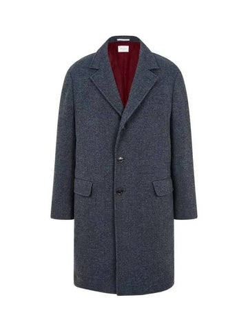 Men s Soft Cashmere Wool Single Coat Dark Gray 270813 - BRUNELLO CUCINELLI - BALAAN 1