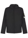 Compass Badge Hooded Jacket Black - STONE ISLAND - BALAAN 2