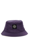 Econyl Regenerated Nylon Bucket Hat Purple - STONE ISLAND - BALAAN 1