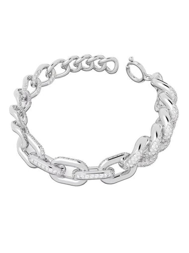 Dextera Crystal Rhodium Plated Bracelet White - SWAROVSKI - BALAAN 1