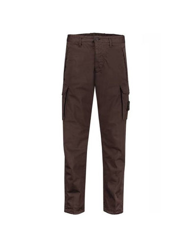 Ghost Piece Cargo Straight Pants Brown - STONE ISLAND - BALAAN 1