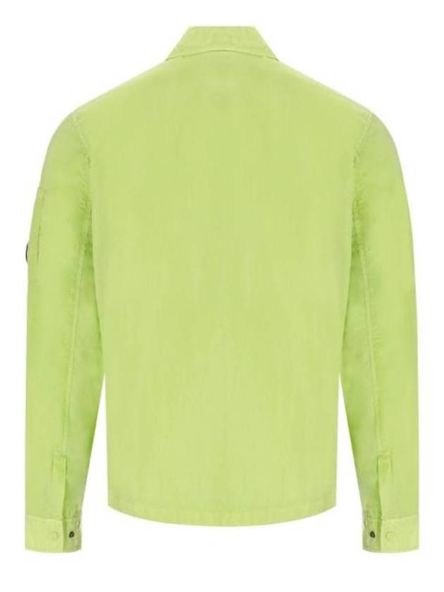 Chrome-R Pocket Over Long Sleeve Shirt Green - CP COMPANY - BALAAN 3