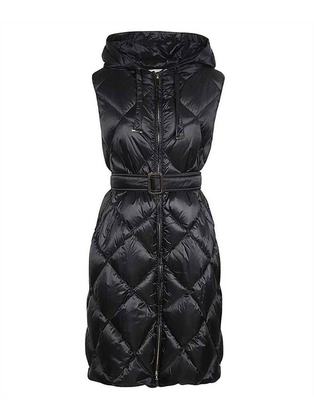 Women's Tregil Belt Padded Vest Black - MAX MARA - BALAAN 1