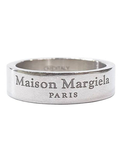 Logo Medium Ring Matte Silver - MAISON MARGIELA - BALAAN 2