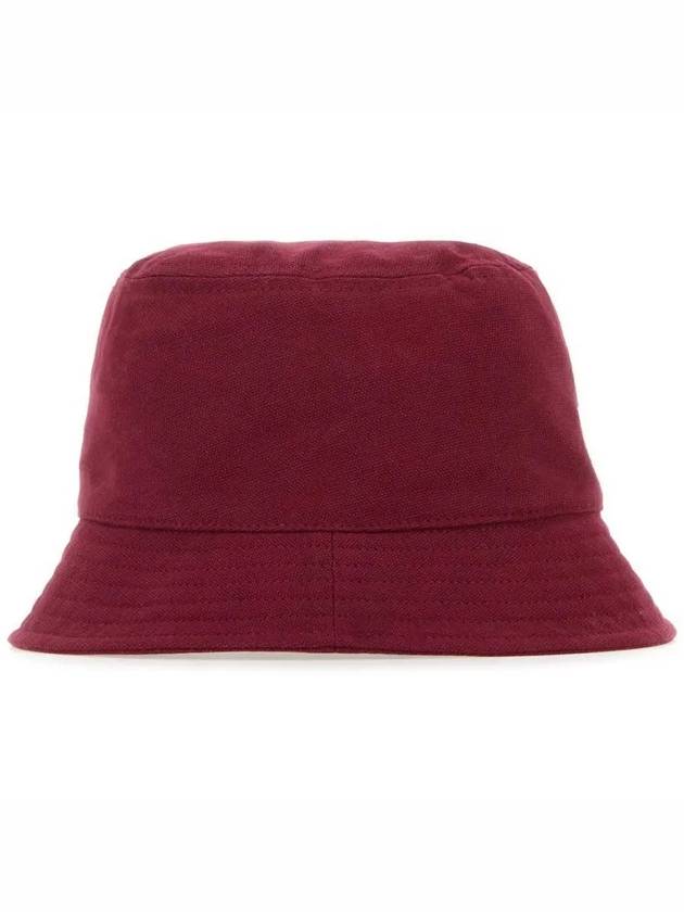 Haley Embroidered Logo Bucket Hat Red - ISABEL MARANT - BALAAN 4