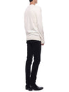 Pique Fox Head Round Neck Knit Top Ecru - MAISON KITSUNE - BALAAN 7