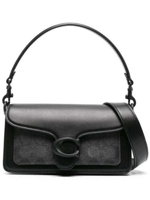 Tabby 20 Leather Shoulder Bag Black - COACH - BALAAN 1