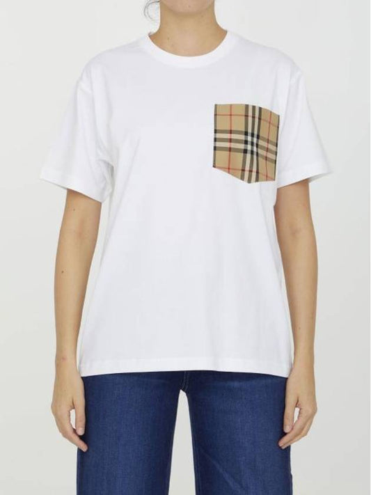 short sleeve t-shirt 8080322 WHITE - BURBERRY - BALAAN 1