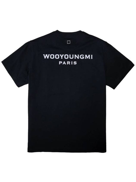 Cotton Back Logo T-Shirt Black - WOOYOUNGMI - BALAAN 2