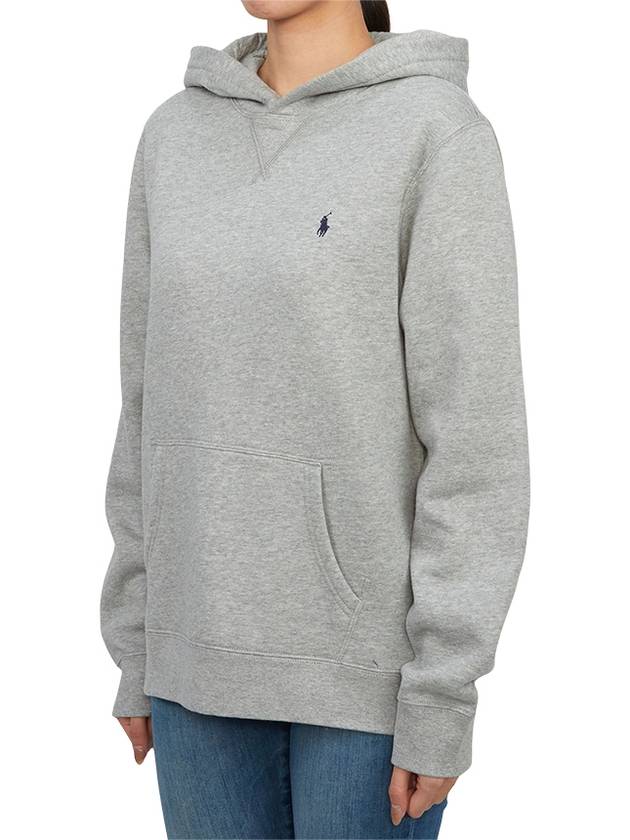 Kids Embroidered Logo Hoodie Grey - POLO RALPH LAUREN - BALAAN 3