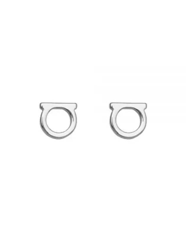 Gancini Earings Silver - SALVATORE FERRAGAMO - BALAAN 2