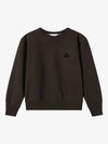 Men's Mike Logo Sweatshirt Dark Brown - ISABEL MARANT - BALAAN 3