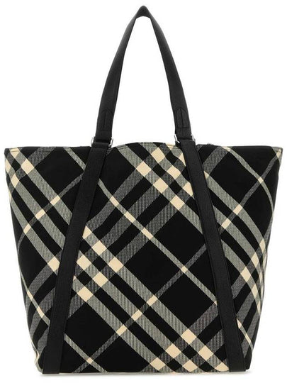 Festival Canvas Tote Bag Black - BURBERRY - BALAAN 2