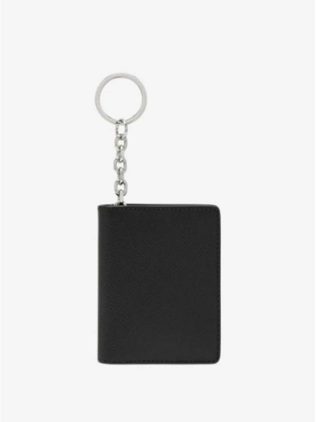 Stitch Keyring Card Wallet Black - MAISON MARGIELA - BALAAN 4