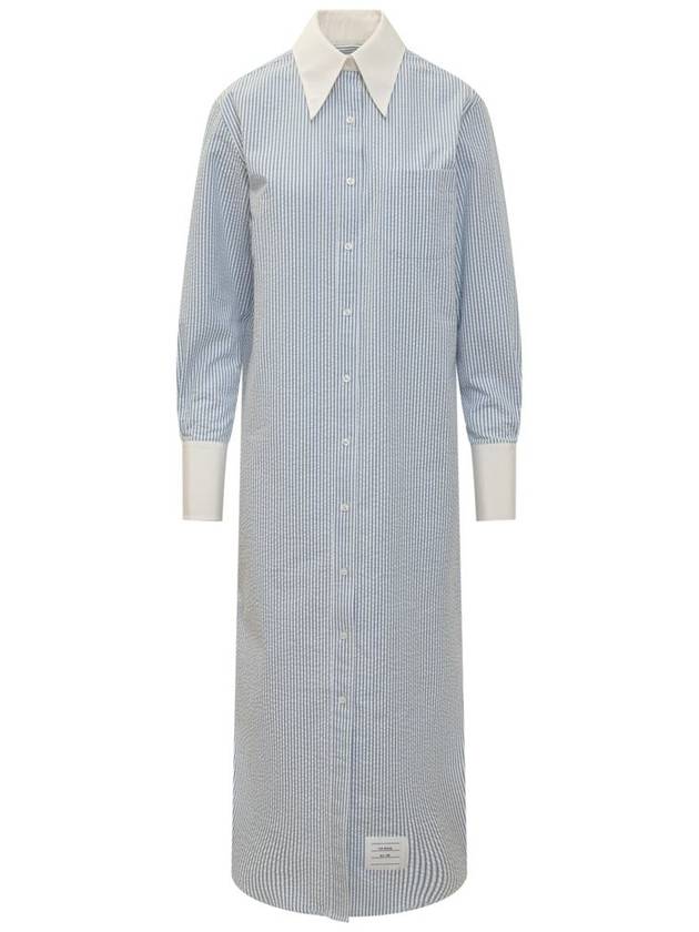 Striped Shirt Dress FDSE70C00572 - THOM BROWNE - BALAAN 2