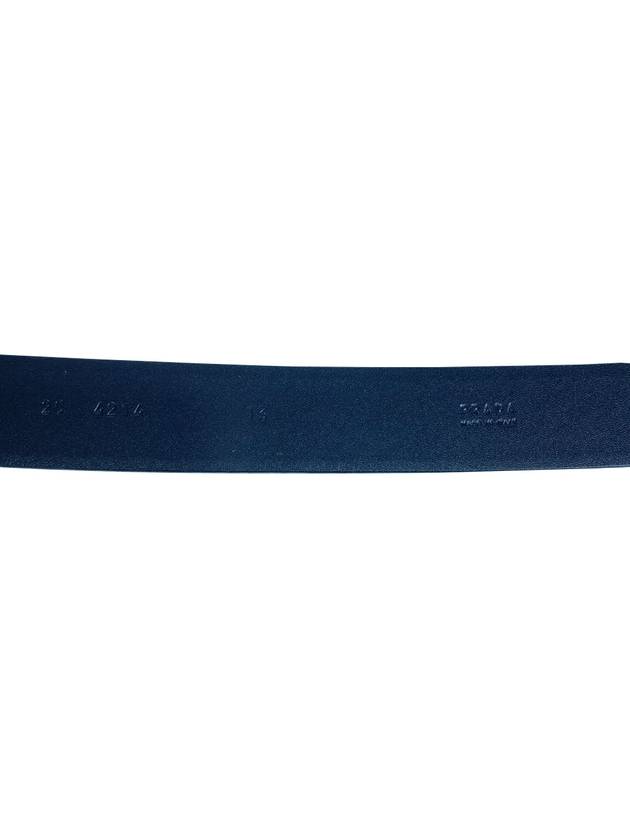 2C4214 035 F0002 logo buckle black leather belt - PRADA - BALAAN 7