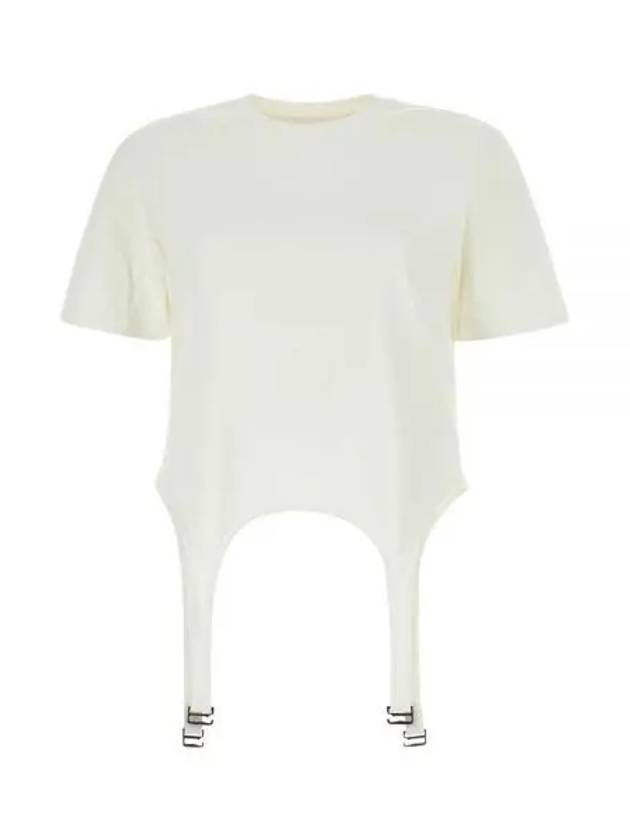 Women s Garter Short Sleeve T Shirt 3color C3098R23 - DION LEE - BALAAN 1