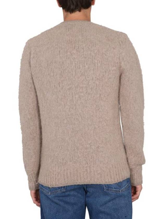 Brushed Knit Beige - AMI - BALAAN 4