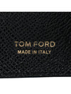 Small Grain Leather Half Wallet Black - TOM FORD - BALAAN 8