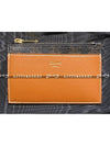 Triomphe Canvas Gold Zipper Card Wallet Tan - CELINE - BALAAN 3