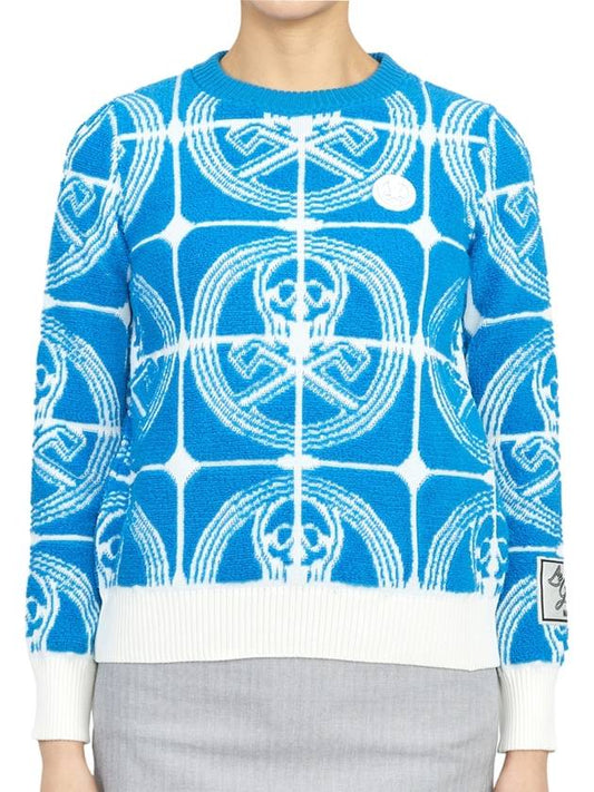 Verve Crew Neck Sweater Turquoise - MARK & LONA - BALAAN 2