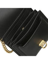 Trifolio Chain Shoulder Bag Black - SALVATORE FERRAGAMO - BALAAN 5