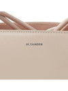 Logo Twist Square Leather Shoulder Bag Pink - JIL SANDER - BALAAN 8