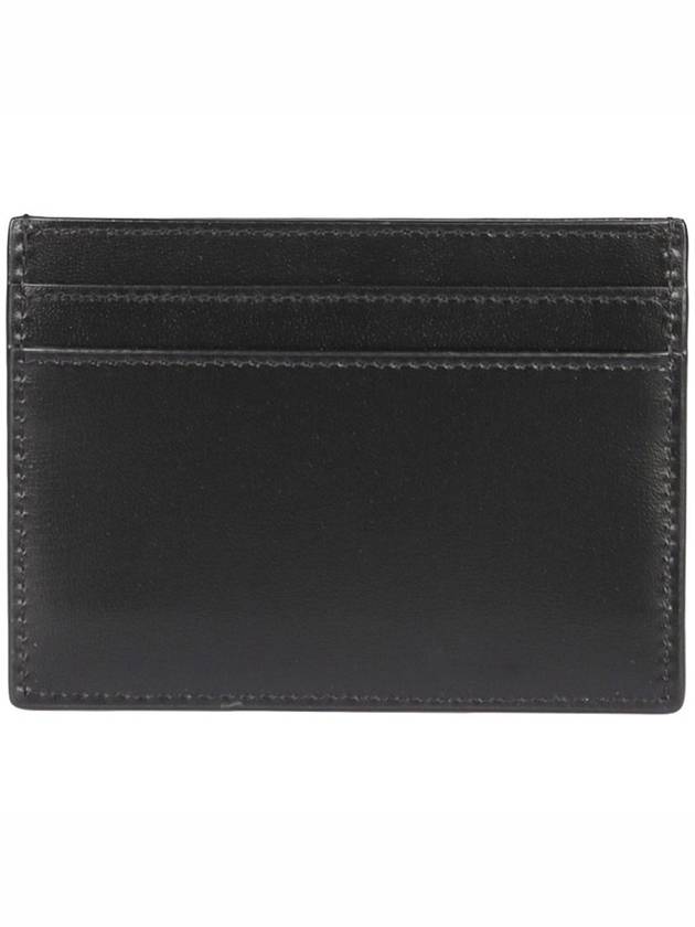 Mini Monogram Card Wallet Black - SAINT LAURENT - BALAAN 4