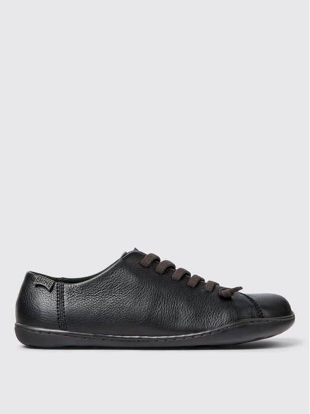 Peu Leather Low Top Sneakers Black - CAMPER - BALAAN 1