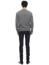 Alexandre Mattiussi Crew Neck Knit Top Grey - AMI - BALAAN 6