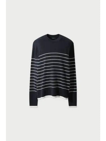 IDZI cashmere blend striped sweater NAVY white - IRO - BALAAN 1